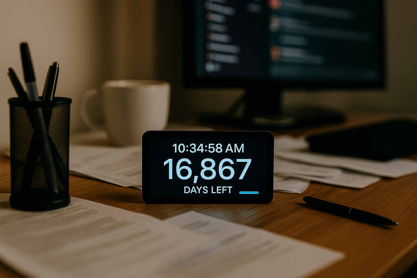 Time Left Desk Edition
