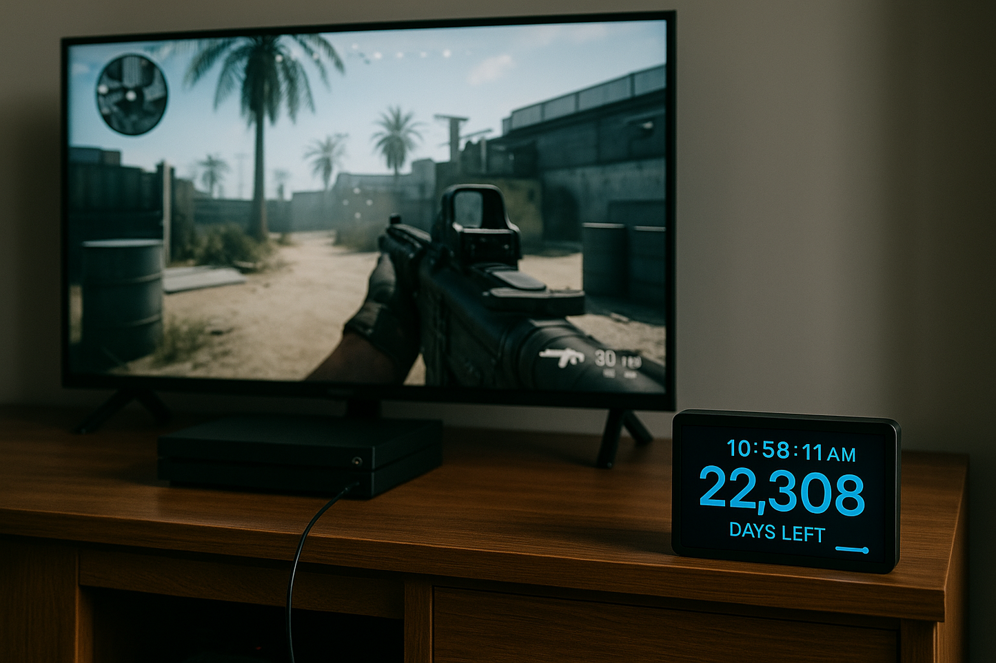 Time Left Desk Edition